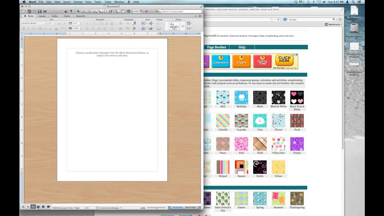 clip art on word for mac